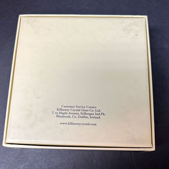 Killarney Crystal Votive Tea Candle Holder Ireland New in Box - Picture 11 of 11